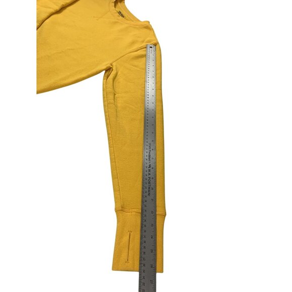 Tex Gear Womens Yellow Crewneck Sweatshirt Long Sleeve Pullover Medium - Picture 6 of 9